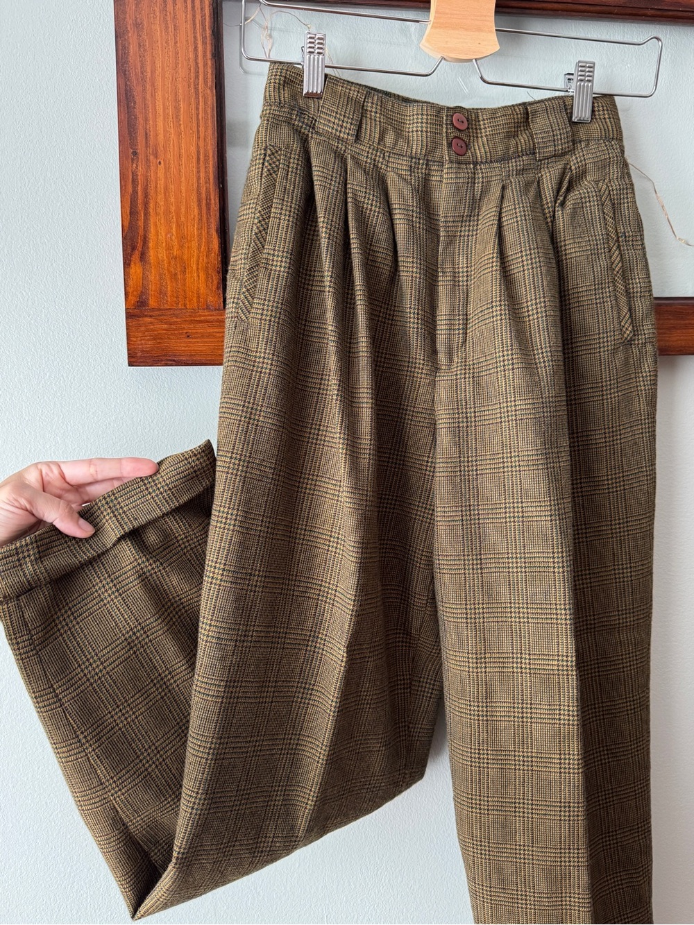 Geoffrey Beene Sport Vintage Wool Trousers XS/26 Dress Pants